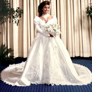 Designer wedding dress! Featured in Brides magazine.